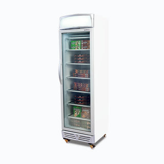 Bromic Upright Display Freezer with Lightbox Flat Glass Door 300L UF0374LS- Bromic Refrigeration BR-3736046