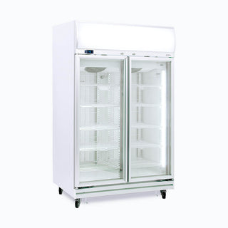 Bromic Upright Display Freezer Flat Glass Door 976L LED UF1000LF- Bromic Refrigeration BR-3736241