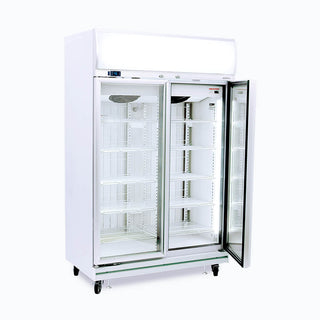 Bromic Upright Display Freezer Flat Glass Door 976L LED UF1000LF- Bromic Refrigeration BR-3736241