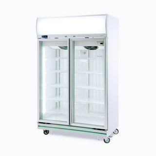 Bromic Upright Display Freezer Flat Glass Door 976L LED UF1000LF- Bromic Refrigeration BR-3736241