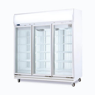 Bromic Upright Display Freezer Flat Glass Door 1507L LED UF1500LF- Bromic Refrigeration BR-3736242