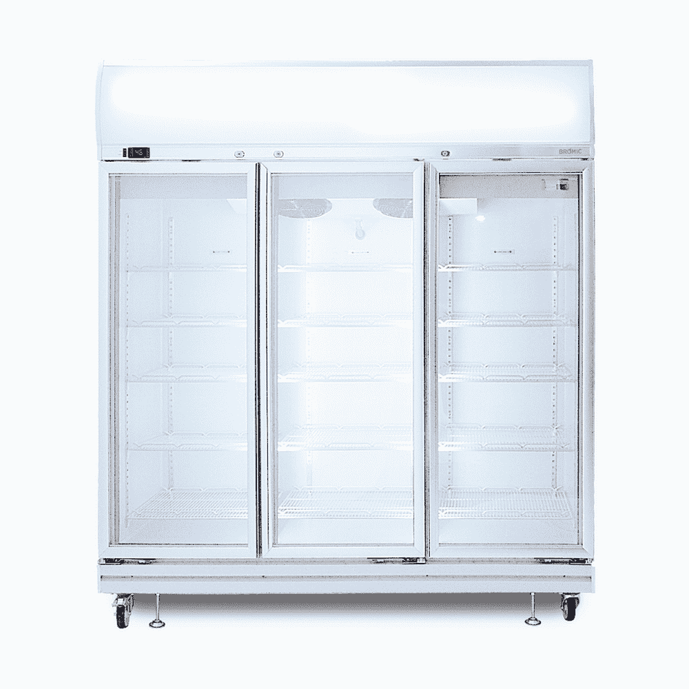 Bromic Upright Display Fridge Flat Glass Door 1507L LED GD1500LF- Bromic Refrigeration BR-3736247