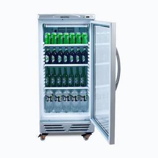 Bromic Upright Display Fridge Flat Glass 215L GM0220- Bromic Refrigeration BR-3736033