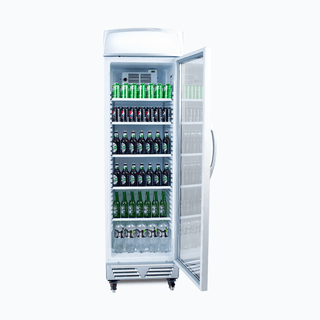 Bromic Upright Display Fridge with Lightbox Flat Glass Door 372L GM0374L- Bromic Refrigeration BR-3736036