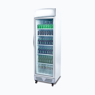 Bromic Upright Display Fridge with Lightbox Flat Glass Door 372L GM0374L- Bromic Refrigeration BR-3736036