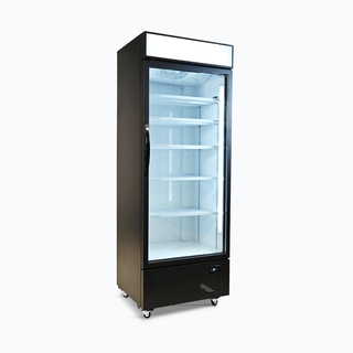 Bromic Upright Display Fridge with Lighbox Glass Door 659L - Black- Bromic Refrigeration BR-3736222