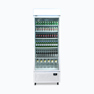 Bromic Upright Display Fridge - 659L - 1 Door - Flat Glass - Lighbox GM0690LW