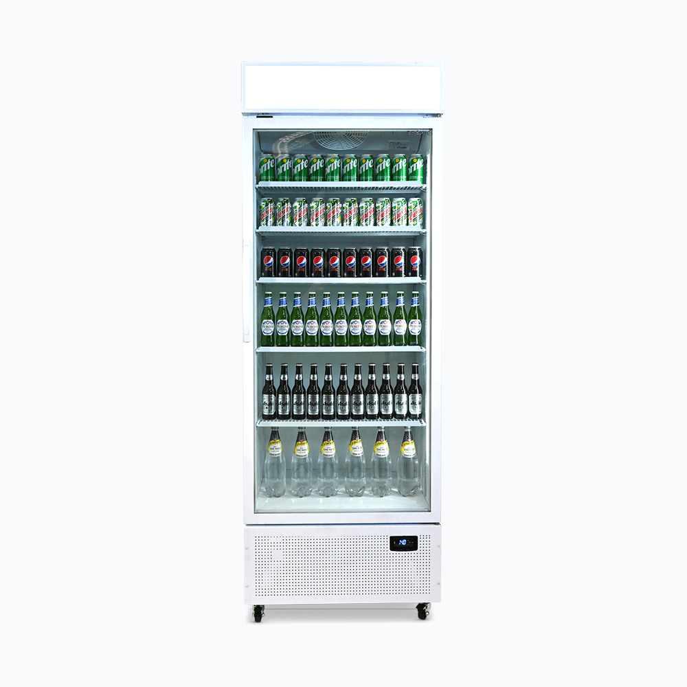 Bromic Upright Display Fridge with Lighbox Glass Door 690L - White- Bromic Refrigeration BR-3736219