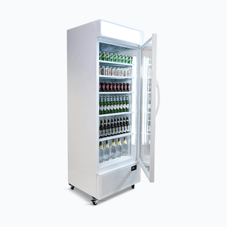 Bromic Upright Display Fridge with Lighbox Glass Door 690L - White- Bromic Refrigeration BR-3736219