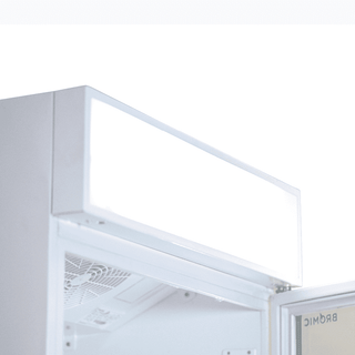 Bromic Upright Display Fridge with Lighbox Glass Door 690L - White- Bromic Refrigeration BR-3736219