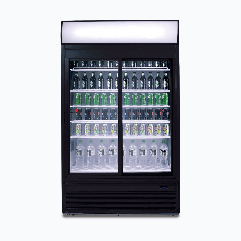 Bromic Upright Display Fridge with Lightbox Sliding Glass Door 945L GM0980LS- Bromic Refrigeration BR-3735048