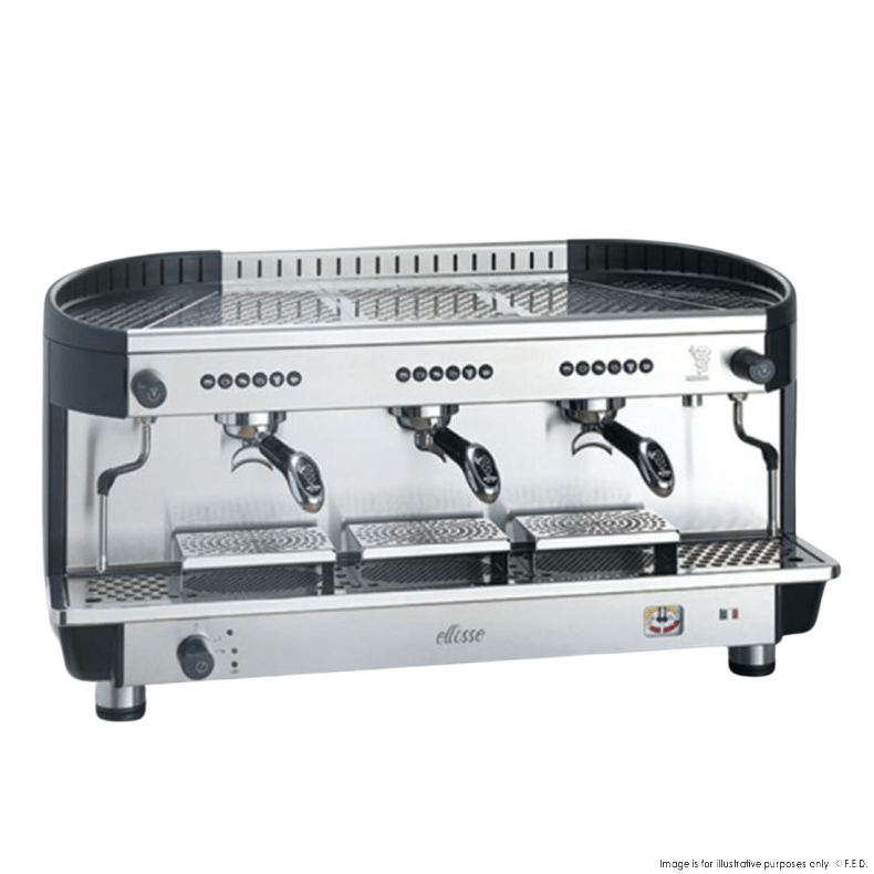 Ex-Showroom: Bezzera Modern 3 Group Ellisse Espresso Coffee Machine - BZE2011S3E-VIC681