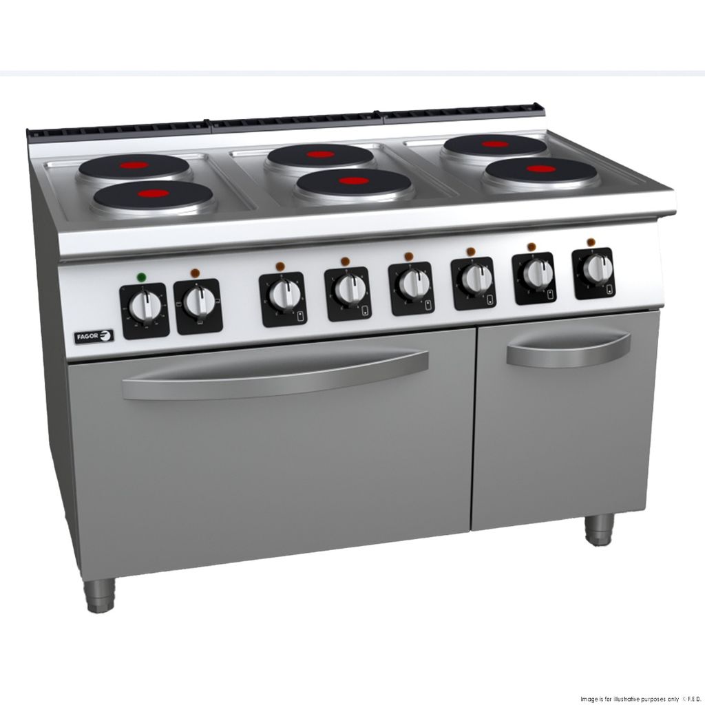 Fagor Kore 700 Series Electric 6 Burners With Oven C-E761