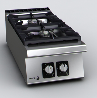 Fagor Kore 900 Series 400mm 2 Burner Gas Cooktop - C-G920H