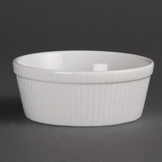 Olympia Whiteware Round Pie Dishes 134mm (6 Pack) - C042