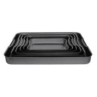 Anodised Aluminium Roasting Pan 370mm- Vogue C058