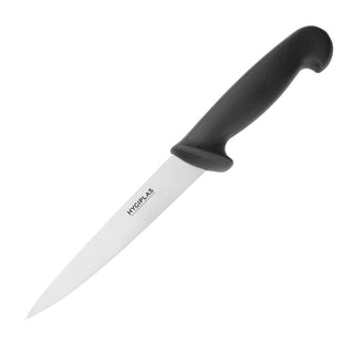 Hygiplas Filleting Knife Black 150mm - C266