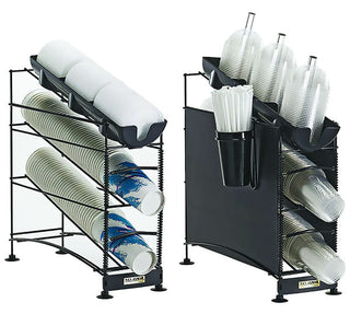 San Jamar Optional Straw Caddy for Wireworks Cup Dispensers - C8500S