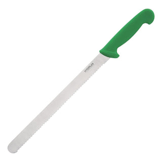 Hygiplas Serrated Slicer Green 300mm - C867