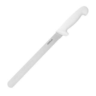 Hygiplas Serrated Slicer White 255mm - C883