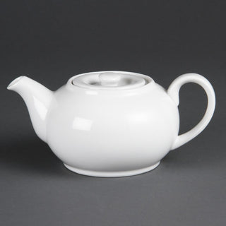 Olympia Whiteware Teapots 426ml (4 Pack) - CB473