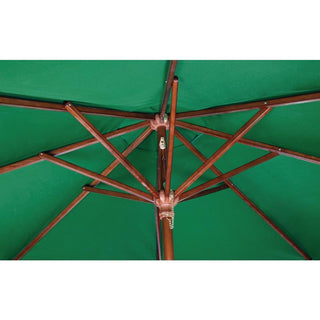 Round Outdoor Umbrella 2.5m Diameter Green- Bolero CB512