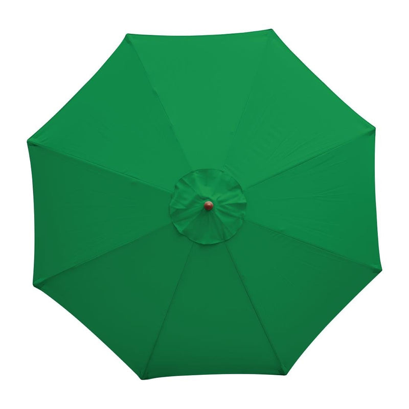 Round Outdoor Umbrella 2.5m Diameter Green- Bolero CB512