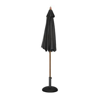 Round Outdoor Umbrella 2.5m Diameter Black- Bolero CB514