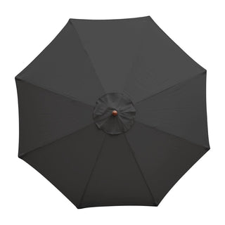 Round Outdoor Umbrella 2.5m Diameter Black- Bolero CB514