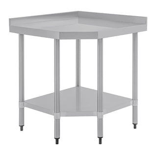 Vogue Stainless Steel Corner Table 600mm - CB907