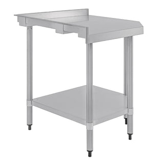 Stainless Steel Corner Table- Vogue CB907