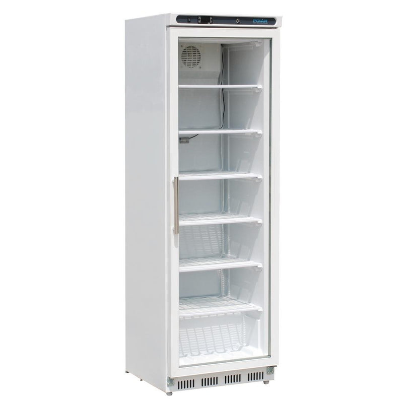 C-Series Glass Door Display Freezer 365Ltr White- Polar CB921-A