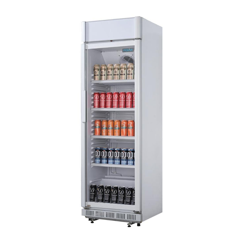 C-Series Upright Display Cooler with Light Box 346Ltr- Polar CC064-A