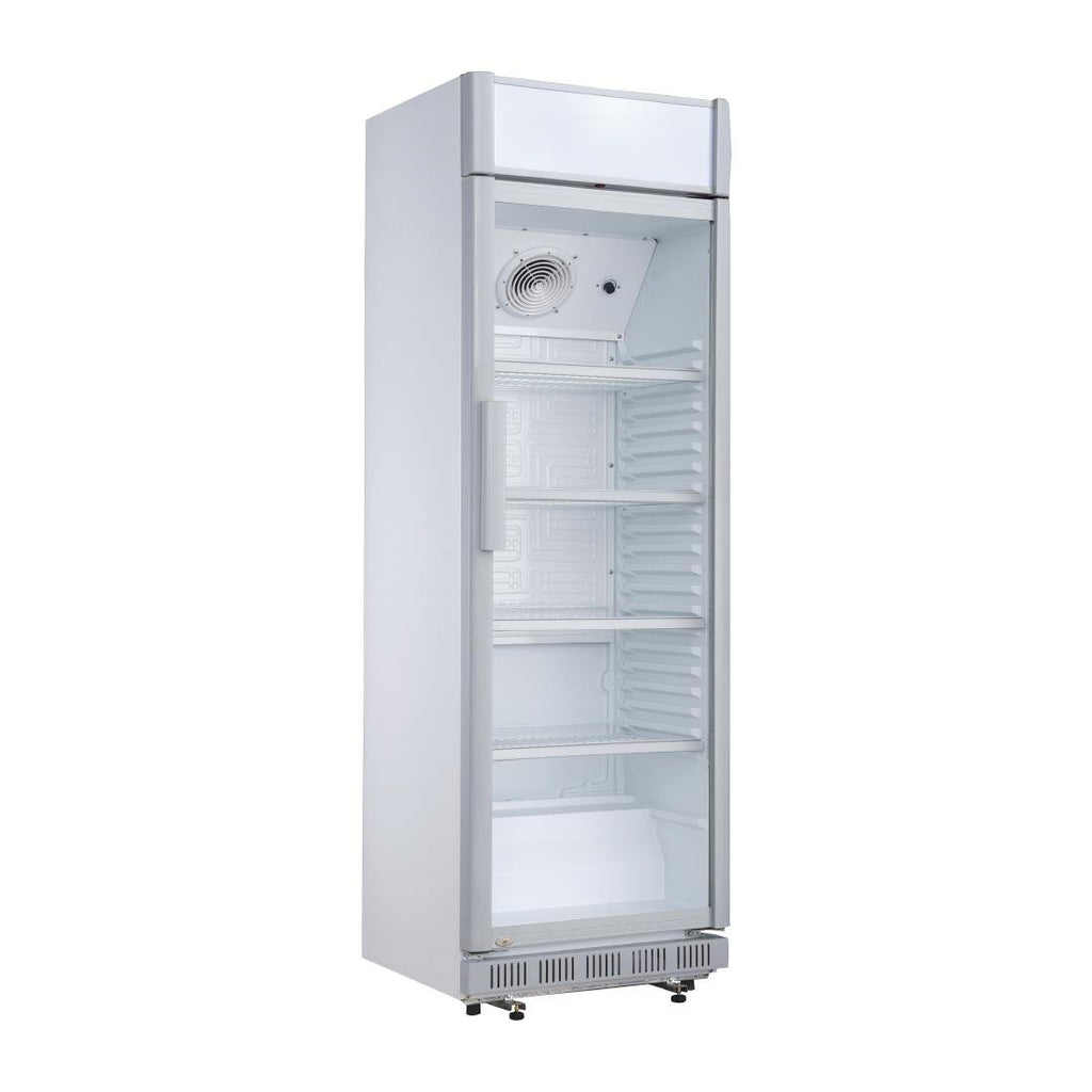 C-Series Upright Display Cooler with Light Box 346Ltr- Polar CC064-A