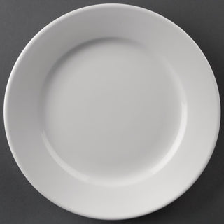Olympia Athena Wide Rimmed Plates 165mm (Box 12) - CC206