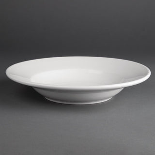 Olympia Athena Rimmed Soup Bowls (Box 6) - CC214