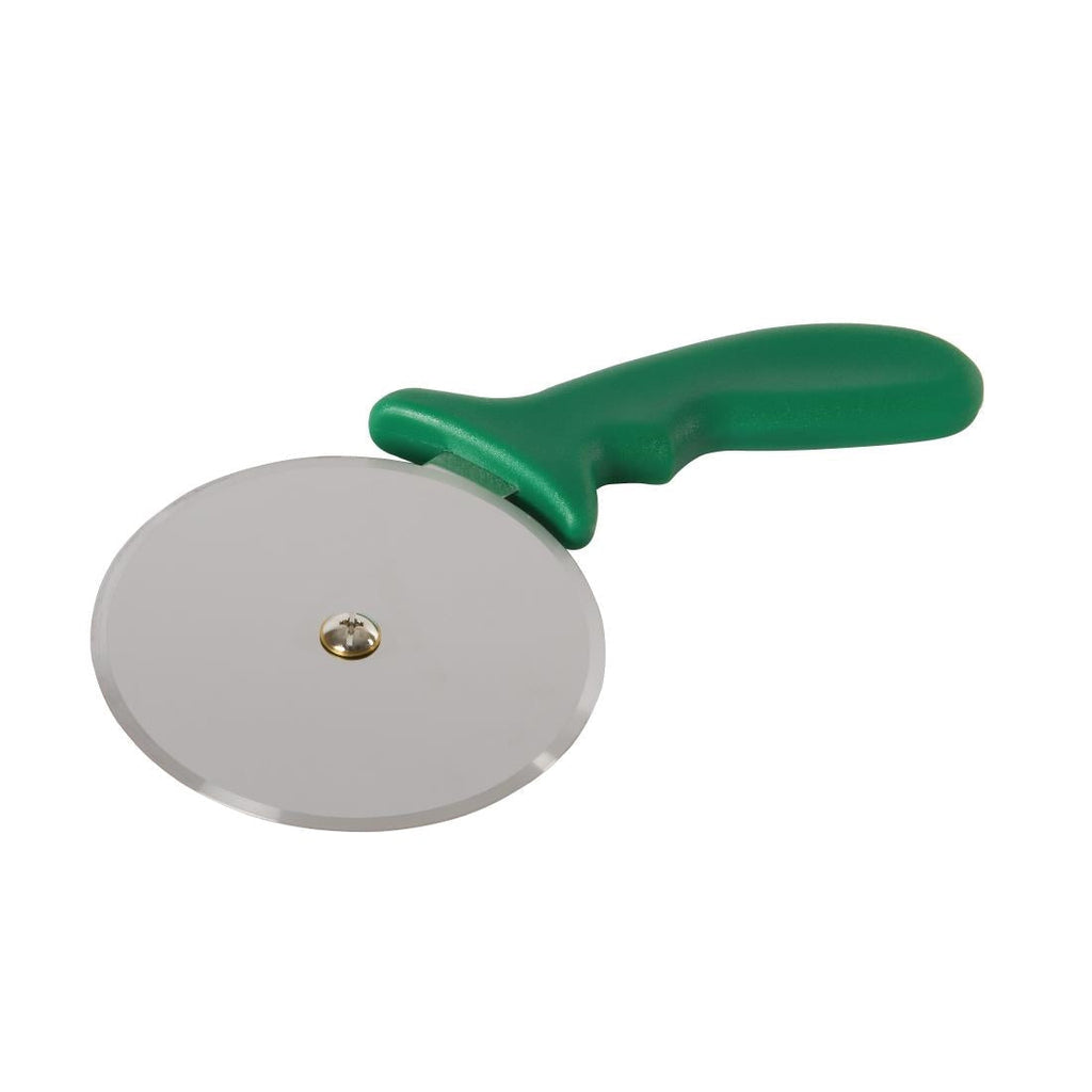 Hygiplas Pizza Wheel Green 100mm- Vogue CC408