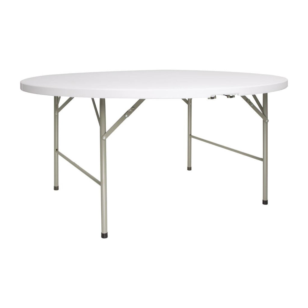 5ft Diameter Round Centre Folding Table- Bolero CC506