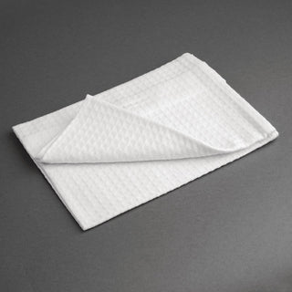 Vogue Cloths White Honeycomb Weave (10 Pack) - CC598
