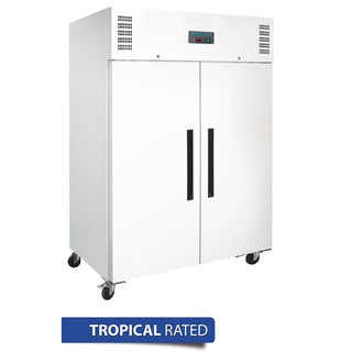 G-Series 2 Door Upright Freezer White 1200Ltr- Polar DL897-A