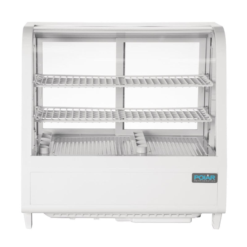 C-Series Countertop Food Display Fridge 100Ltr White- Polar CC666-A