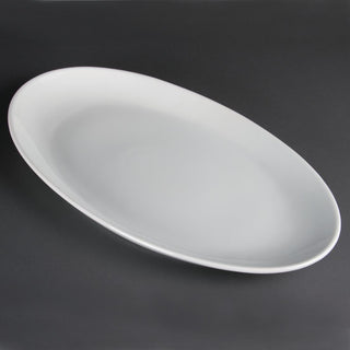 Olympia Whiteware French Deep Oval Plate 500mm - CC892