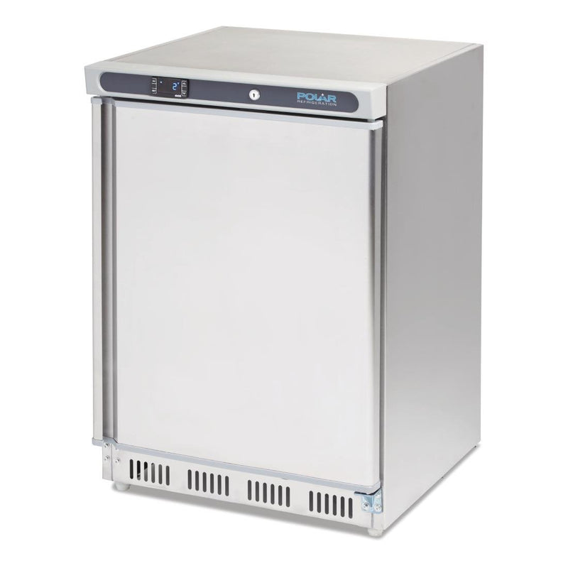 C-Series Under Bench Fridge Stainless Steel 150Ltr- Polar CD080-A