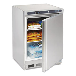 C-Series Under Bench Freezer Stainless Steel 140Ltr- Polar CD081-A