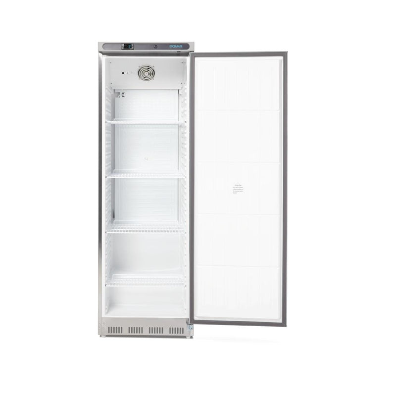 C-Series Upright Fridge Stainless Steel 400Ltr- Polar CD082-A