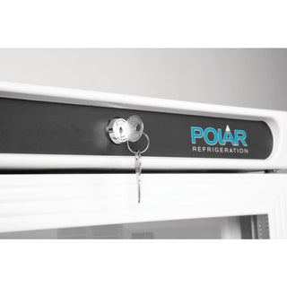 C-Series Under Counter Display Fridge White 150Ltr- Polar CD086-A