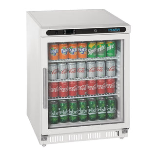 C-Series Under Counter Display Fridge White 150Ltr- Polar CD086-A