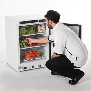 C-Series Under Bench Fridge White 150Ltr- Polar CD610-A