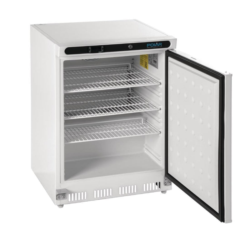 C-Series Under Bench Fridge White 150Ltr- Polar CD610-A