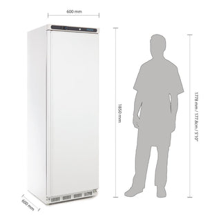 C-Series Upright Fridge White 400Ltr- Polar CD612-A